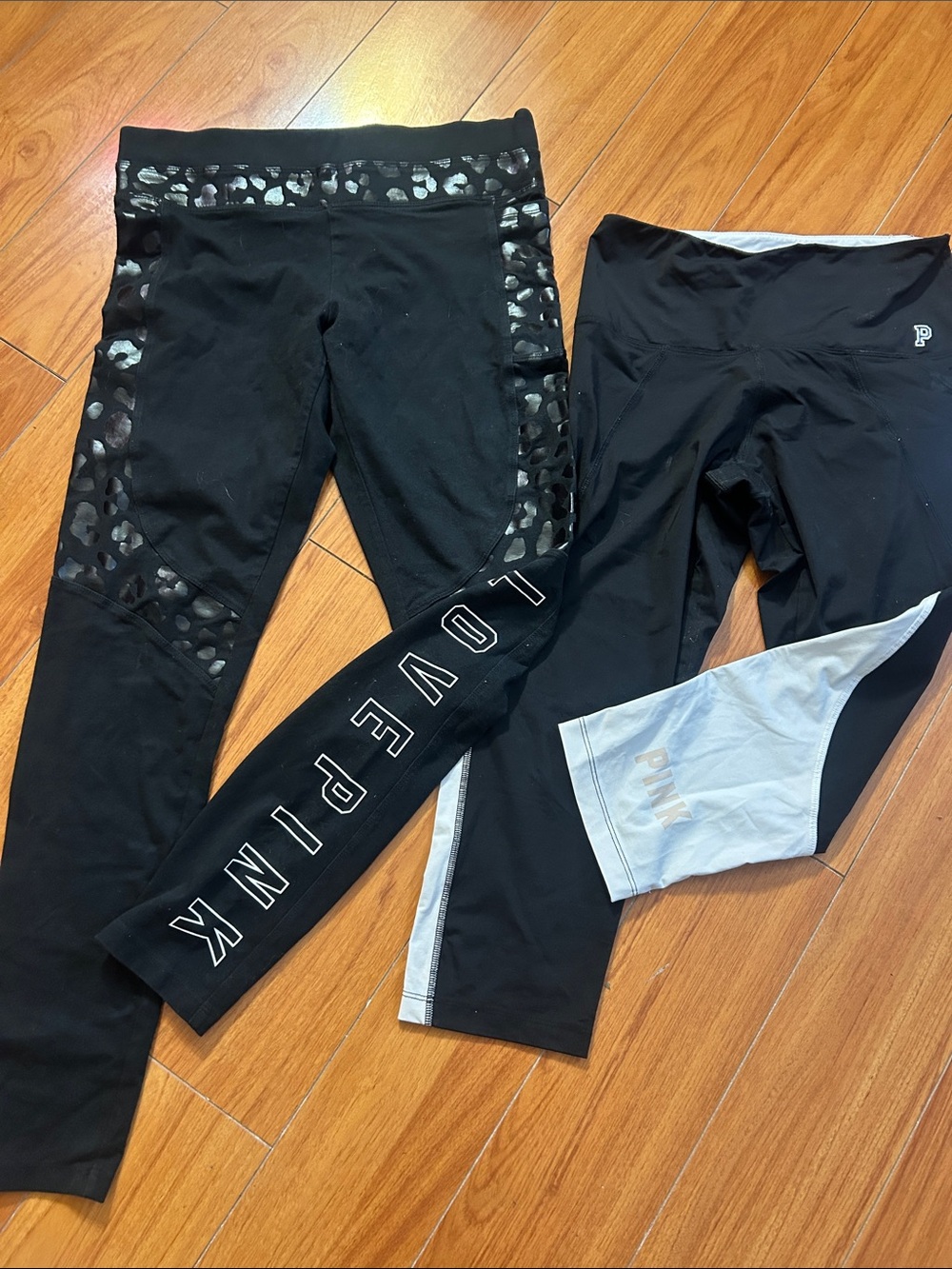 2 Pair VS PINK LEGGINGS